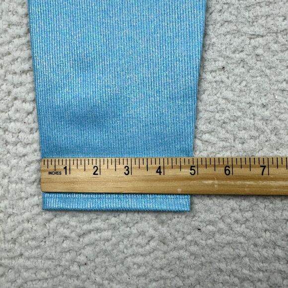 NWT Eleven Venus Williams Stay Glossy Leggings Women's XL Ice Sky 7/8 Activewear - Picture 9 of 10